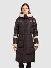 Coat DESNA2 MOODY PLUM