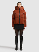  - Image from Khujo | Jacket AUDREY SHINY SIENNA BROWN