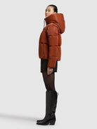  - Image from Khujo | Jacket AUDREY SHINY SIENNA BROWN