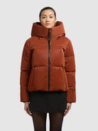  - Image from Khujo | Jacket AUDREY SHINY SIENNA BROWN