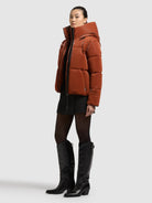  - Image from Khujo | Jacket AUDREY SHINY SIENNA BROWN