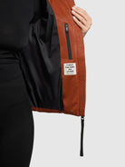  - Image from Khujo | Jacket AUDREY SHINY SIENNA BROWN