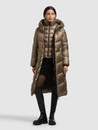  - Image from Khujo | RABIA 2IN1 coat (removable insert) CANE BROWN