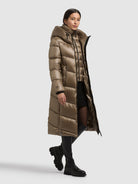  - Image from Khujo | RABIA 2IN1 coat (removable insert) CANE BROWN