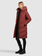  - Image from Khujo | Mantel JANGE DARK RED