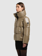  - Image from Khujo | Jacket RINJA2 SHINY CANE BROWN