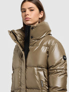  - Image from Khujo | Jacket RINJA2 SHINY CANE BROWN