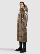  - Image from Khujo | Manteau RUBINA SHINY KANE MARRON