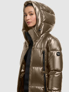  - Image from Khujo | Manteau RUBINA SHINY KANE MARRON