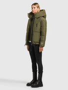  - Image from Khujo | Jacket PEEKE2 WITH GLOVES FERN GREEN