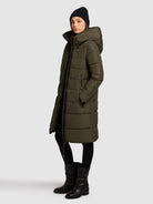  - Image from Khujo | Coat JILIAS5 DARK GREEN