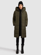  - Image from Khujo | Coat JILIAS5 DARK GREEN