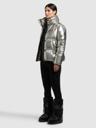  - Image from Khujo | Jacket RINJA2 SHINY ROYAL SILVER