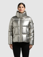  - Image from Khujo | Jacket RINJA2 SHINY ROYAL SILVER