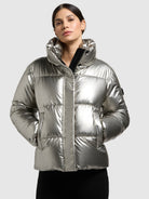  - Image from Khujo | Jacket RINJA2 SHINY ROYAL SILVER