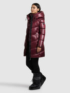  - Image from Khujo | Mantel ADRIANA MAHAGONI RED