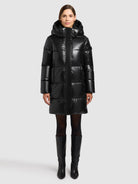  - Image from Khujo | Jas HAYA2 GLANZEND ZWART