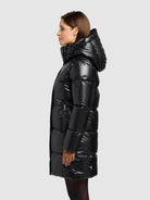  - Image from Khujo | Jas HAYA2 GLANZEND ZWART