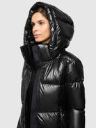  - Image from Khujo | Jas HAYA2 GLANZEND ZWART