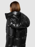  - Image from Khujo | Jas HAYA2 GLANZEND ZWART