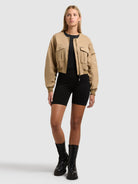  - Image from Khujo | Jacke ROMY DARK BEIGE