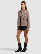  - Image from Khujo | Jacke SUZY LATTE BROWN