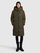  - Image from Khujo | Coat JILIAS5 DARK GREEN