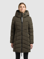 Mantel KIERA - 2IN1 (Einsatz herausnehmbar) WINTER GREEN