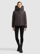  - Image from Khujo | Jacke AUDREY2 WITH GLOVES MOODY PLUM
