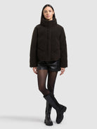  - Image from Khujo | Jacke GIONNA BLACK BEAR BROWN