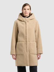 Mantel LAURYN Wendemantel TEDDY BEIGE