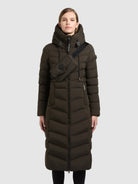  - Image from Khujo | Mantel INGRAM6 WITH BAG PARK GREEN