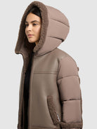  - Image from Khujo | Jacke LEXYA TAUPE BROWN