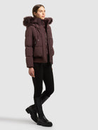  - Image from Khujo | Jacke PADME WITH FUR - 2IN1 WINESTONE RED