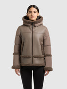  - Image from Khujo | Jacke LEXYA TAUPE BROWN