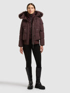  - Image from Khujo | Jacke PADME WITH FUR - 2IN1 WINESTONE RED