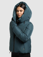  - Image from Khujo | Jacke AUDREY2 WITH GLOVES LEAFY GREEN