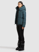  - Image from Khujo | Jacke AUDREY2 WITH GLOVES LEAFY GREEN