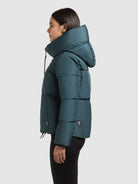  - Image from Khujo | Jacke AUDREY2 WITH GLOVES LEAFY GREEN