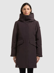 Mantel SINA2 MOODY PLUM