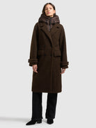  - Image from Khujo | Mantel JIMENA - 2IN1 (Einsatz herausnehmbar) FALL BROWN