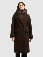  - Image from Khujo | Mantel JIMENA - 2IN1 (Einsatz herausnehmbar) FALL BROWN
