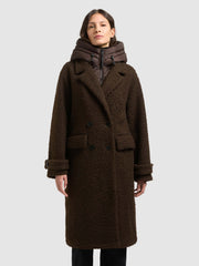 Mantel JIMENA - 2IN1 (Einsatz herausnehmbar) FALL BROWN