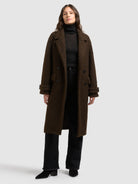  - Image from Khujo | Mantel JIMENA - 2IN1 (Einsatz herausnehmbar) FALL BROWN