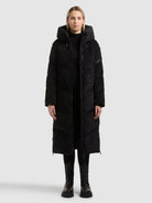  - Image from Khujo | Mantel FEEST WITH BAG BLACK