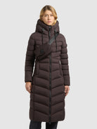  - Image from Khujo | Mantel INGRAM6 WITH BAG MOODY PLUM
