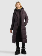  - Image from Khujo | Mantel SORIA2 - 2IN1 WITH BAG MOODY PLUM