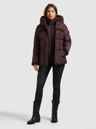  - Image from Khujo | Jacke PRISHA - 2IN1 (Einsatz herausnehmbar) WINESTONE RED