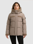  - Image from Khujo | Jacke PRISHA - 2IN1 (Einsatz herausnehmbar) TAUPE GREY