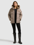  - Image from Khujo | Jacke PRISHA - 2IN1 (Einsatz herausnehmbar) TAUPE GREY